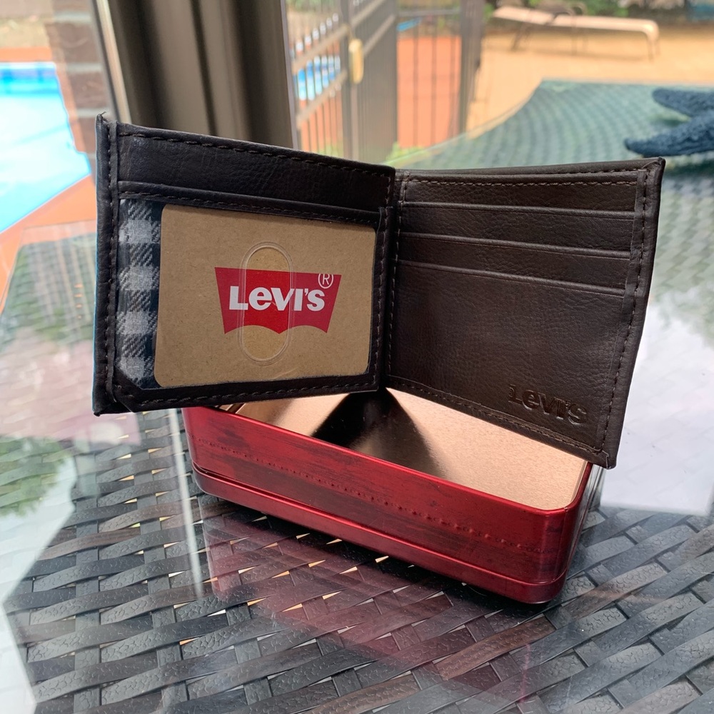 Levi’s Dark Brown wallet.